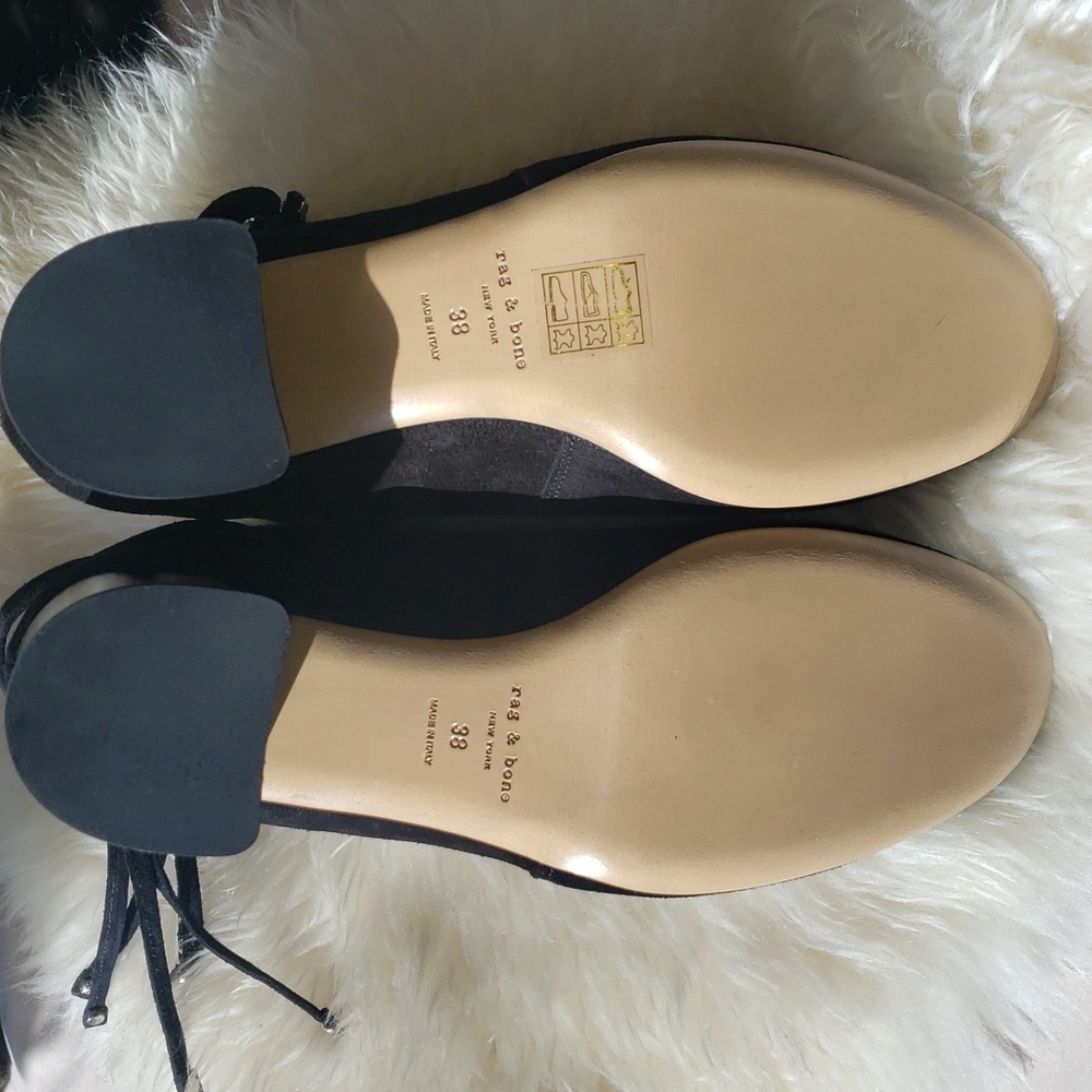 Rag & Bone Dalia ll Black Suede Boot 8 Nwt - Picture 7 of 8